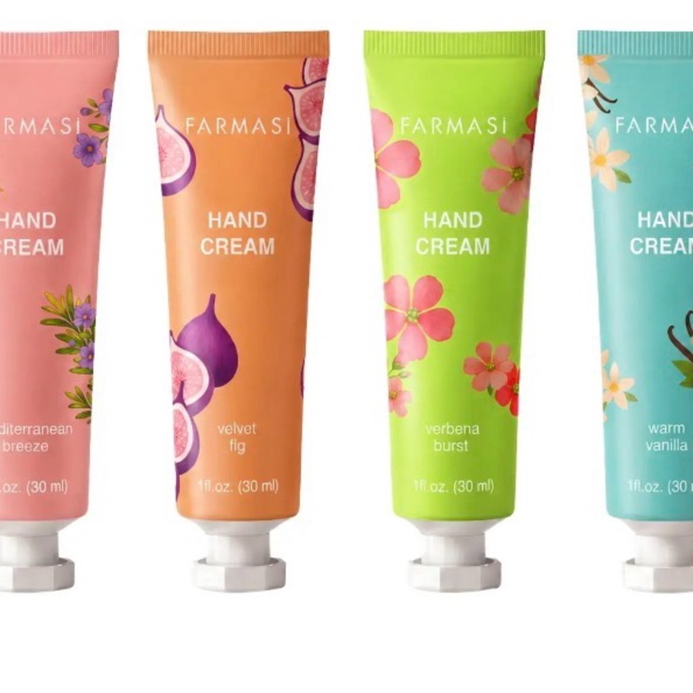Farmasi Hand Cream Trio - Pink, Orange, Green